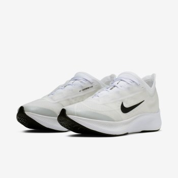 Nike Zoom Fly 3 - Női Futócipő - Fehér/Szürke/Fekete